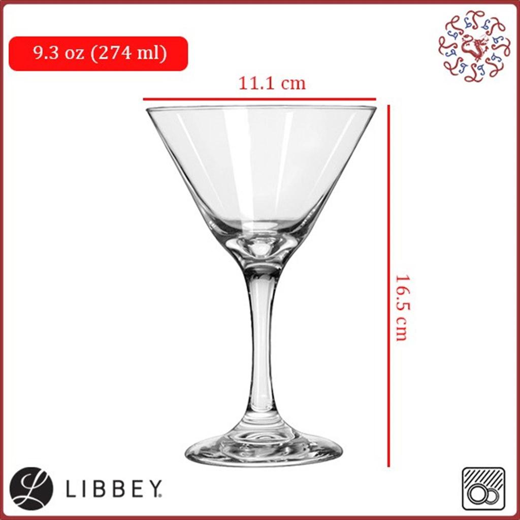 LIBBEY Martini Cocktail Glass / Gelas Koktail Kaki 274 ml #3779