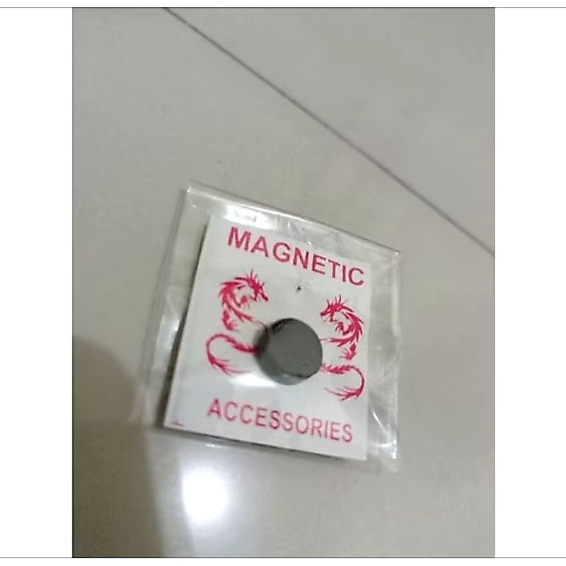Mainan Anak Anting Magnet 6pcs (3pair) / Giwang Magnet / Magnet Strong