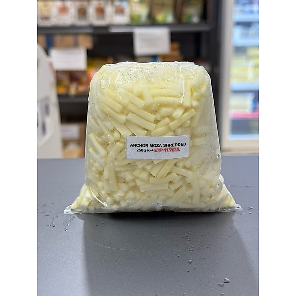 ANCHOR Mozzarella Shredded 250gr-+ - INSTANT ONLY