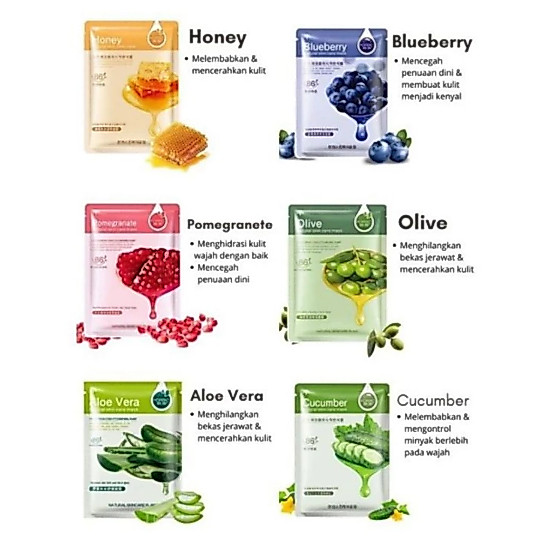 ROREC HCHANA MASKER WAJAH ROREC / HCHANA NATURAL SIKINCARE MASK ROREC MASK / MASKER HCHANA ROREC JEJ