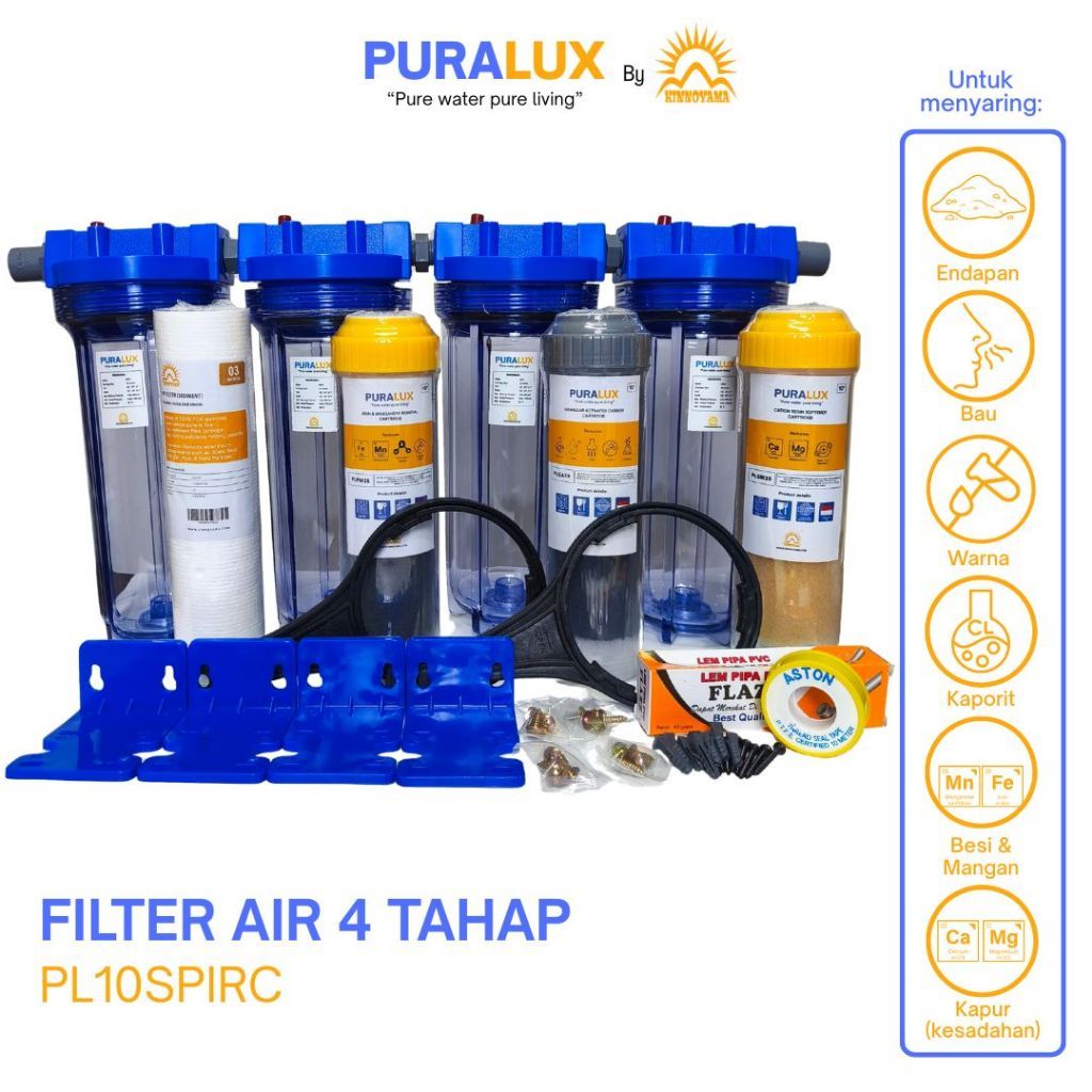 Filter Air Sumur Bor / Filter Air Berkapur Premium SPIR - KINNOYAMA