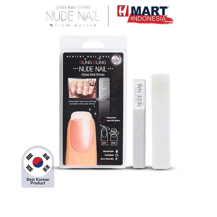 HEALTHY NAIL CARE - BLING BLING NUDE NAIL - Glass Nail Shiner - Warna