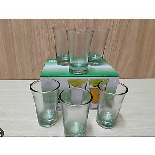 ZAMMIA- GELAS SLOKI SG-03F/ GELAS MINI SLOKI/ GELAS 6 PCS/ GELAS 30ML