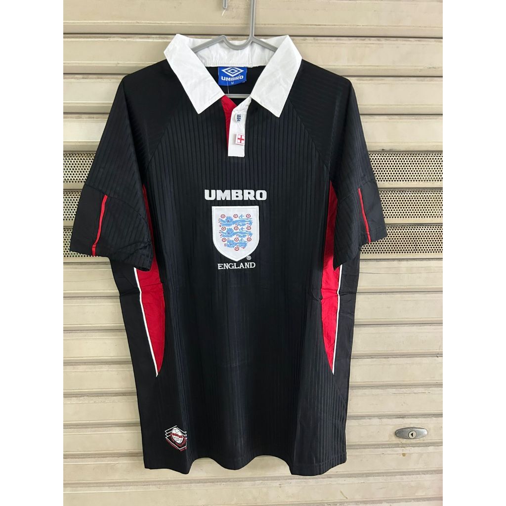 RETRO INGGRIS AWAY 1998 HITAM RETRO ENGLAND 98 BLACK