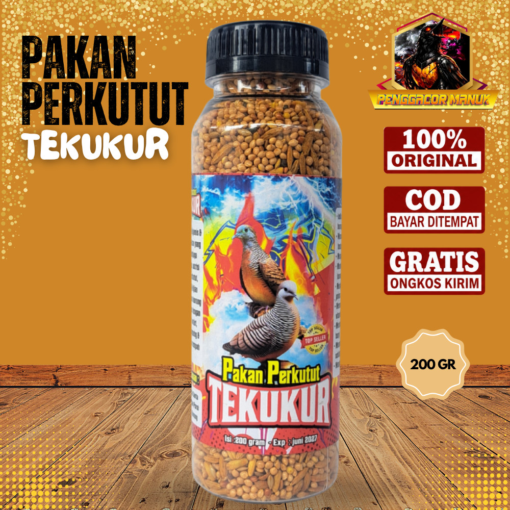 Pakan Perkutut TEKUKUR Premium Biji Pilihan Biar Gacor Cepat Suara Kristal Stamina Kuat Pakan Burung