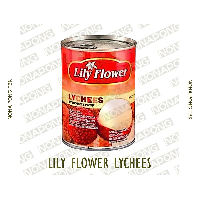 Buah Kaleng | Leci kaleng | Buah Kaleng Lily Flower | Leci Kaleng Lily Flower | Lychee Lily Flower |