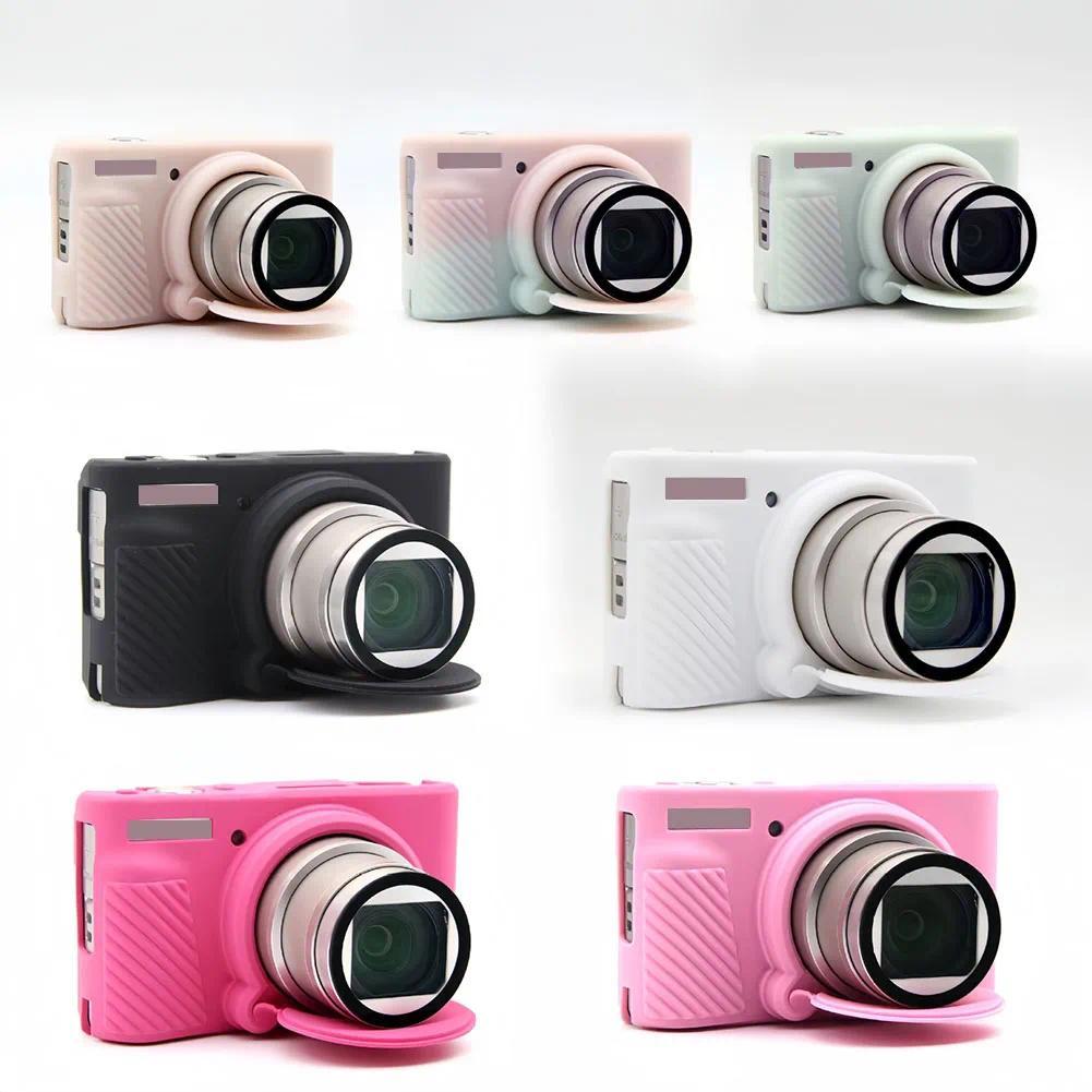 Pink Silicone Camera Case For Canon PowerShot SX740 SX730 Inclung Detaable Lens Cap For Scrat Protec