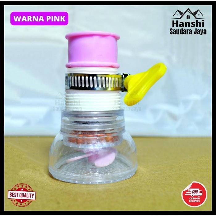 Sambungan Kran Air Cuci Piring Fleksibel Penyaring / Sambungan Keran Air / Mini Shower Head Karet Wa
