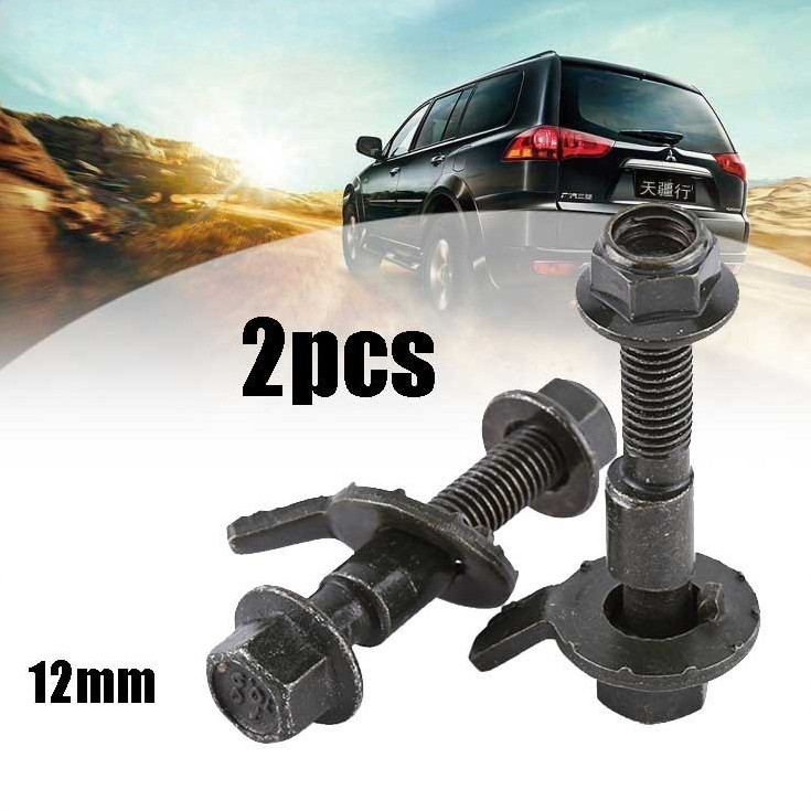 2 Pcs Baut Camber 12mm Baut Chamber Spooring Penyelarasan Roda Mobil Avanza Grandmax Futura Kuat