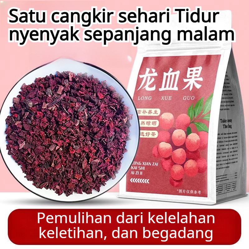 Lindungi Jantung & Pembuluh JC - Teh Herbal Long Xue Guo / Teh Bunga / Teh Herbal / Buah Long Xue Gu