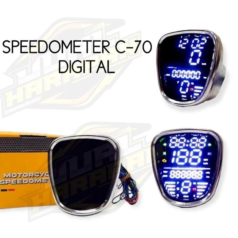 Spedo C70 Digital Speedometer Kilometer Honda C70 Digital Odometer Olong