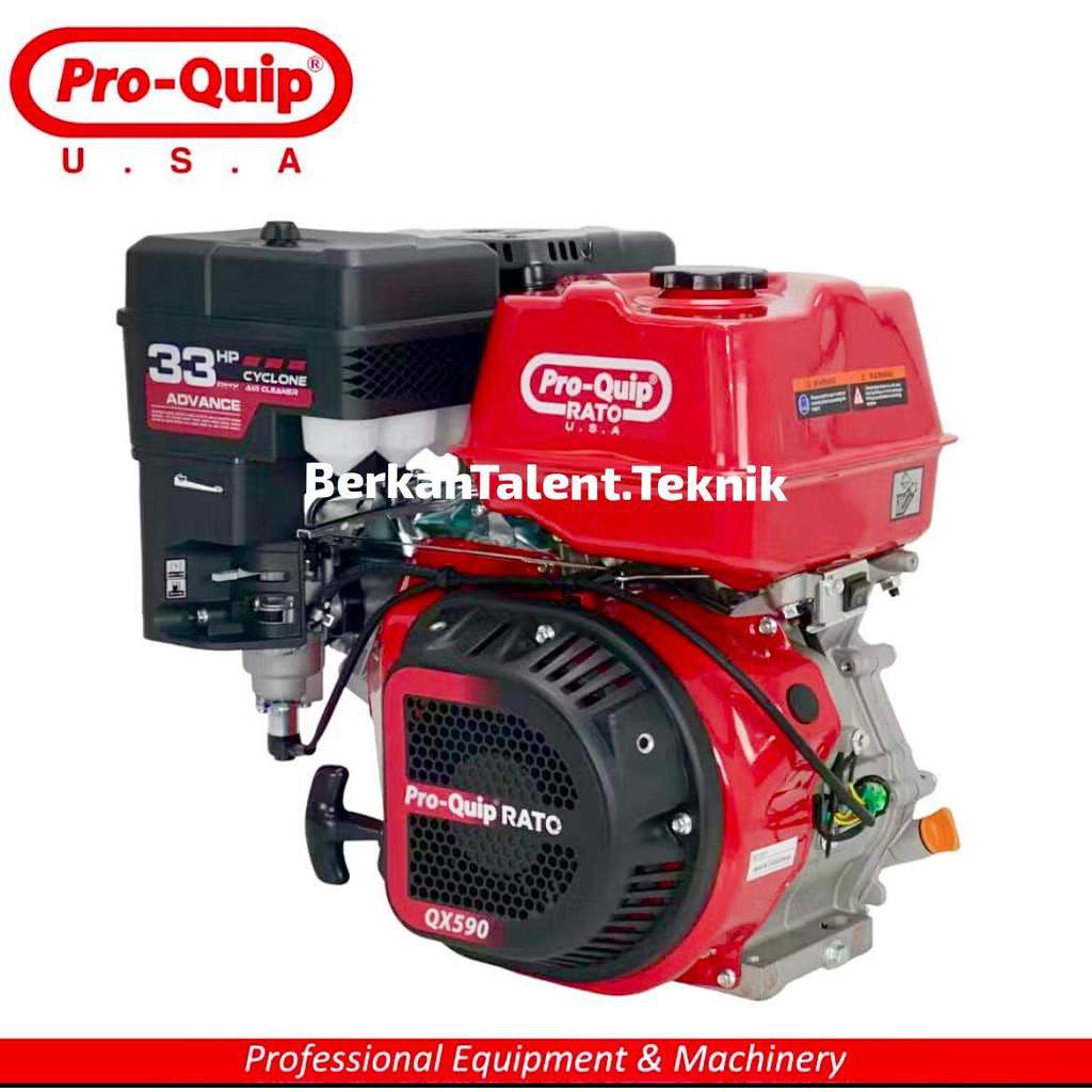 ProQuip Gasoline Mesin Penggerak Bensin ProQuip QX590R 500cc 4-Tak 33Hp Original Proquip