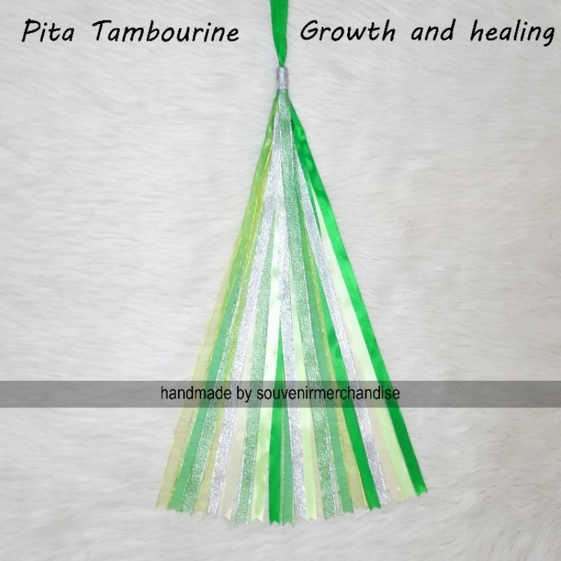 Terbaru Pita tamborin, rumbai pita rebana, tassel pita READY STOCK