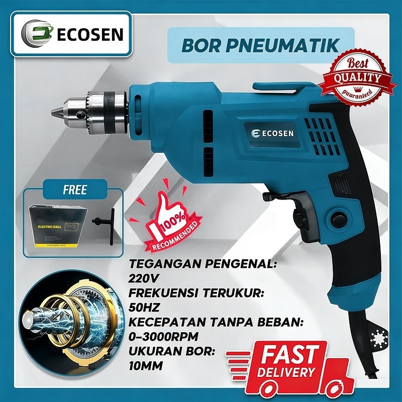 ecosen 800W Mesin Bor Listrik
