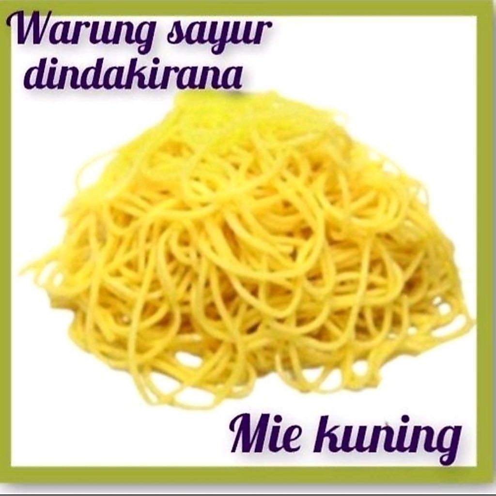 Mie Hokkian /mie kuning basah 500 g Tekstur Kenyal, Tanpa Pengawet, Cocok untuk Usaha