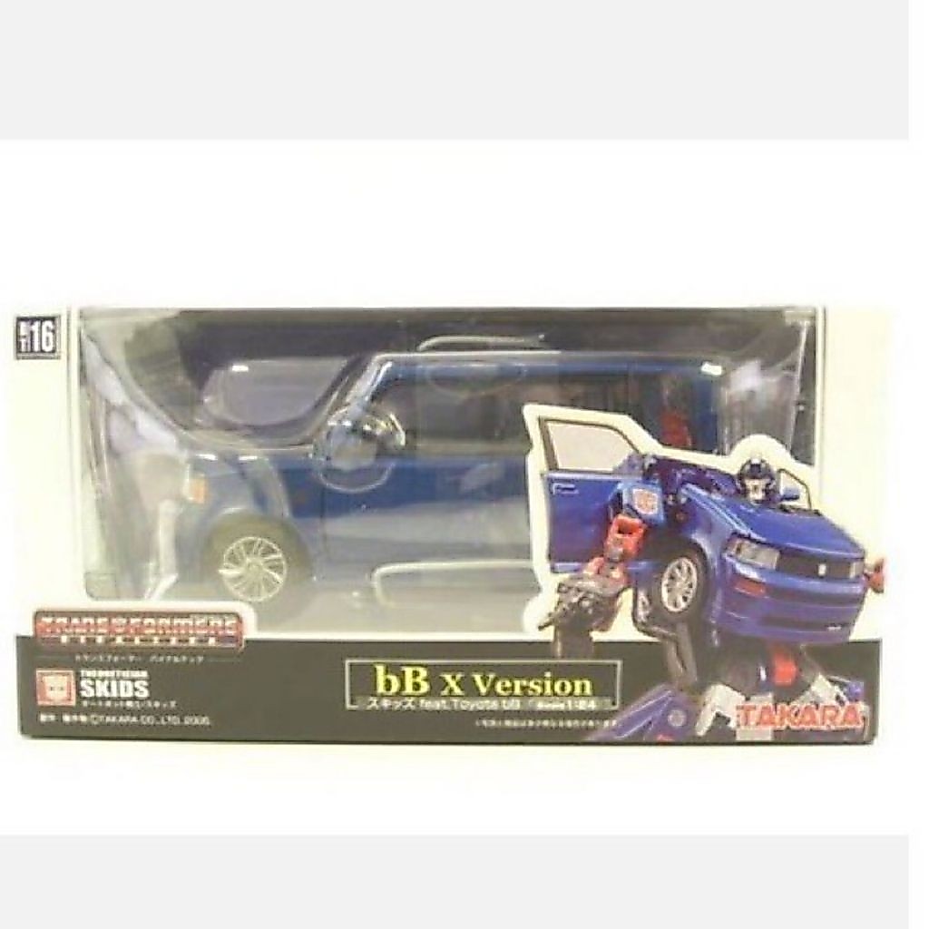 TRANSFORMERS TAKARA BINALTECH TOYOTA bB X VERSION SKIDS