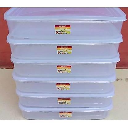3 PCS KOTAK BROWNIES 2000 ml / KOTAK TEMPAT DONAT 2000 ml / ISI 3 PCS KOTAK PLASTIK SEALWARE