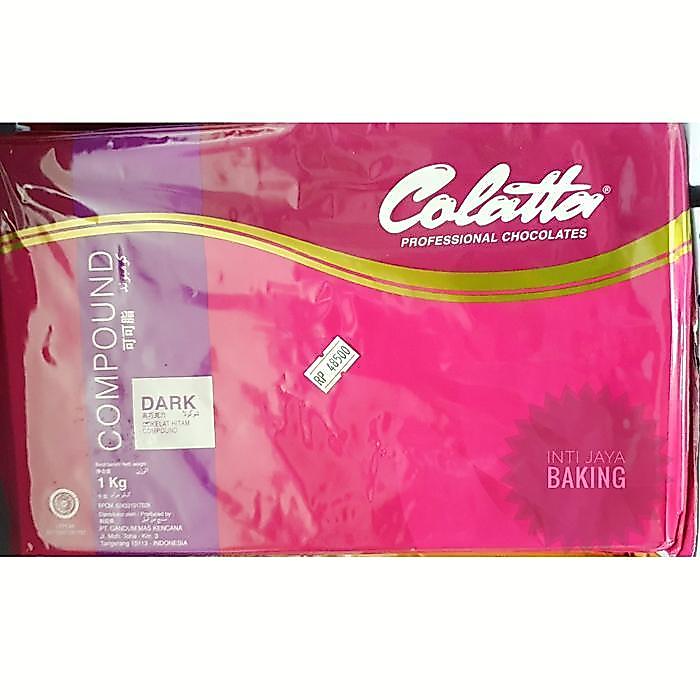 COLATTA CHOCOLATE COMPOUND DARK/CHOCOLATE BATANG DARK 1 KG