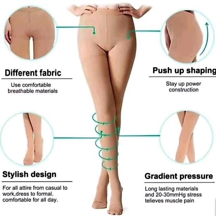 DS205 - Stoking Pantyhose 120D Stocking Tebal 120 Danier Stoking hitam, cream dan putih