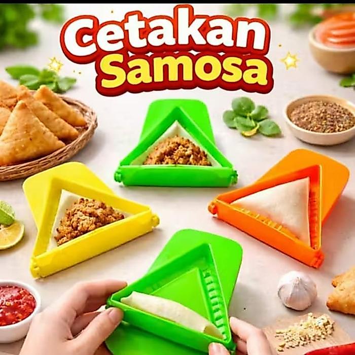 cetakan kue pastel samosa segitiga lokal / cetakan pastel segitiga Kitchenware Plastik
