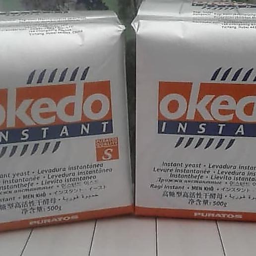 Gist Instan Okedo 500 Gr / Pengembang Bakpao, Donat dan Roti Manis