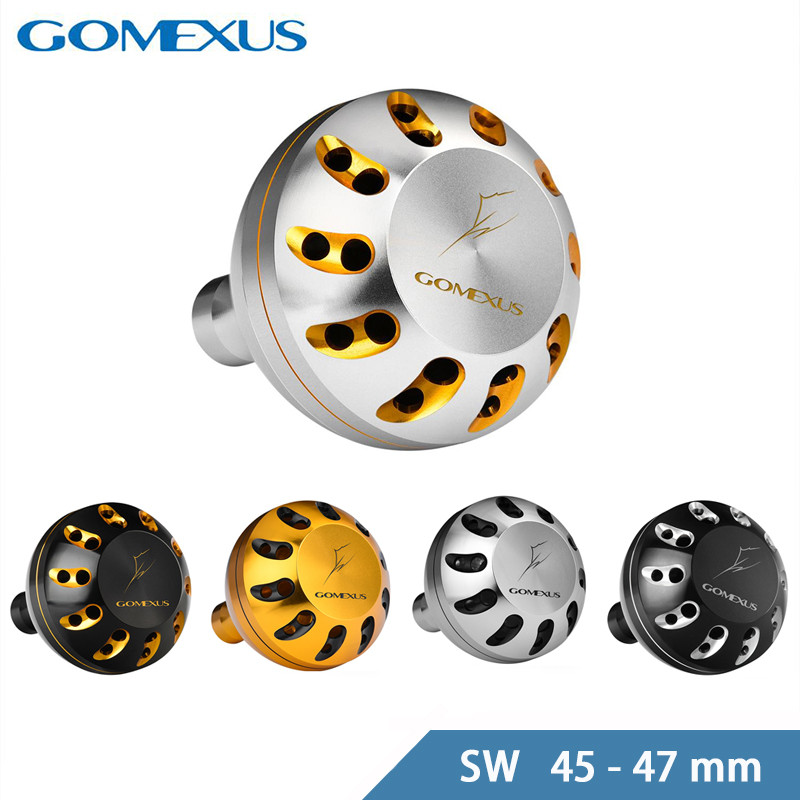 Gomexus Power Knob 45mm For Shimano Saragosa Stella SW Strac FJ 4000 - 8000 Spinning Reel Handle Kno