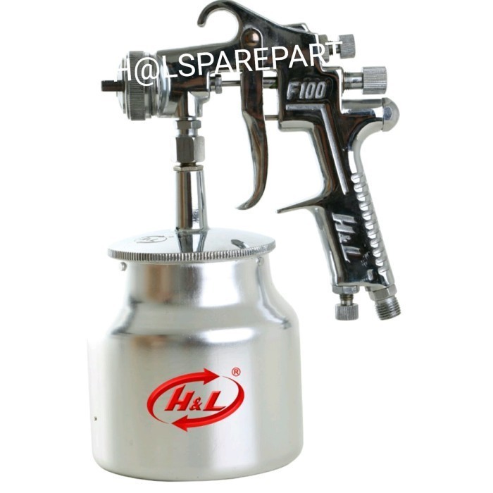 SPRAY GUN F100 TABUNG BAWAH H&L HEAVY DUTTY 750cc