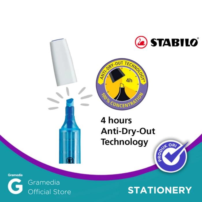 

Highlighter Stabilo Swing Cool Pastel Set 6Pcs