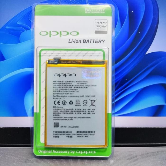BATERAI BATRE OPPO F1S A1601 A59T BLP601  A59 ORIGINAL 100 - ORIGINAL 100%, OPPO F1S