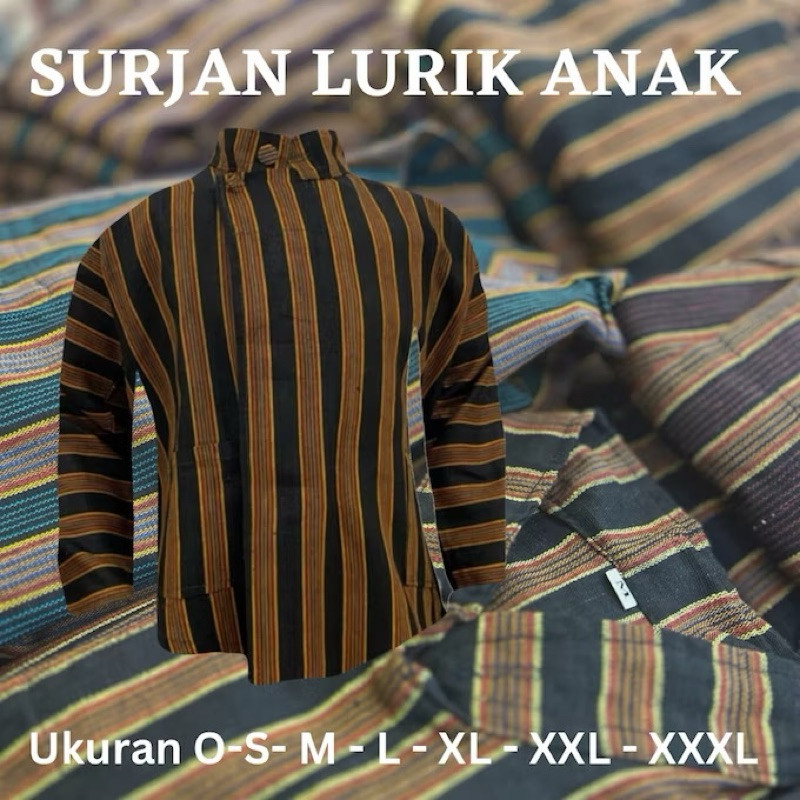 FLASH SALE  Surjan Solo Jogja lurik ANAK
