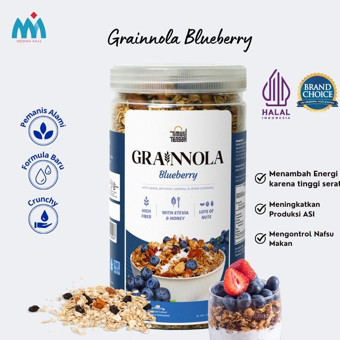 

PROMO! Granola Berry Timur Tengah 500 gr Sereal Makanan Sehat Premium Quality - 500 gr