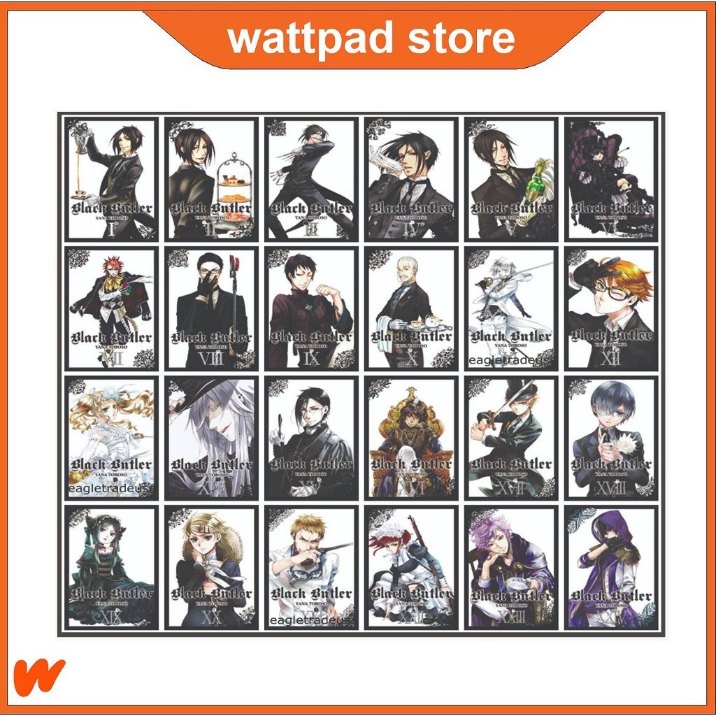 Black Butler Manga (33 Book series) (English)