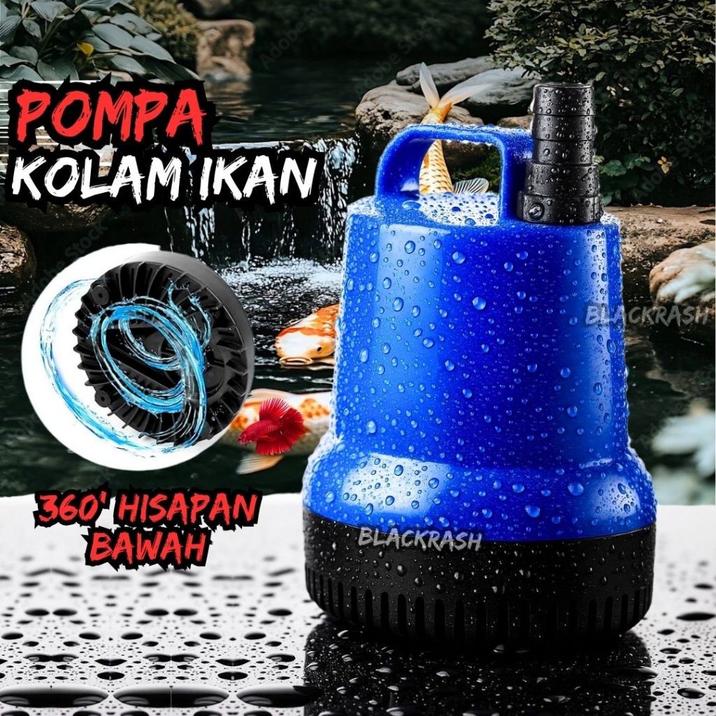 Pompa Celup Filter Aquarium Low Watt - Power Head Mesin Air Penguras Tandon Kolam Ikan Koi