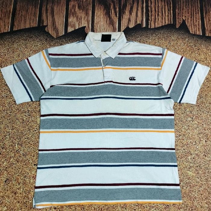 kaos polo shirt CANTERBURY kaos kerah pria size XL Baju Katun Pendek Dewasa