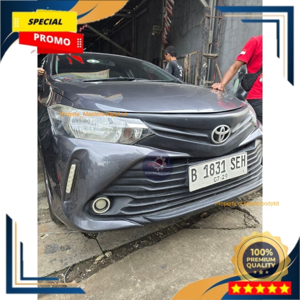 Bemper depan vios gen3 fiber duraflek