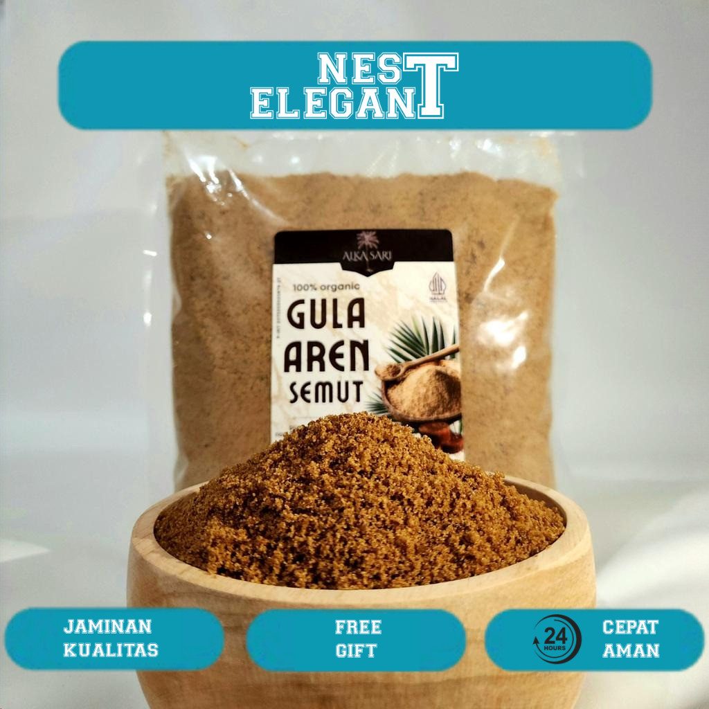 

Gula Aren Semut / Nira Aren Bubuk Organik Alka Sari 1Kg