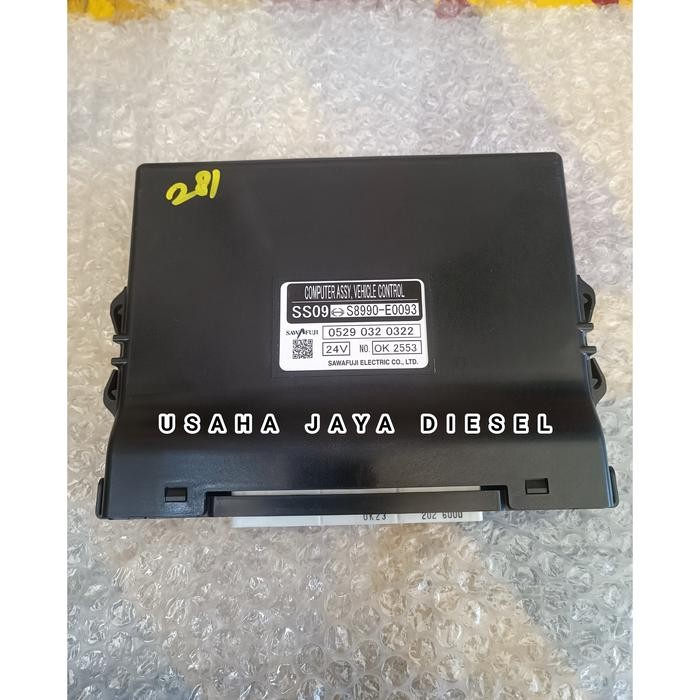SS09 S8990-E0093 ECU COMPUTER ASSY VEHICLE CONTROL HINO 500 EURO 4 FM280JD S8990-E0093