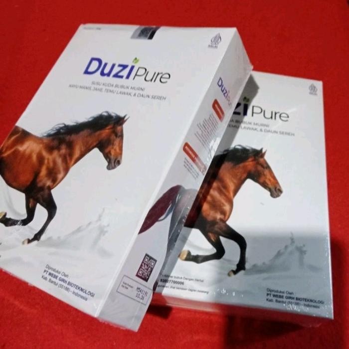 

Duzi Pure Susu Kuda Lombok Original Atasi Nyeri Sendi & Tulang Bubuk 200 Gram Asli Original