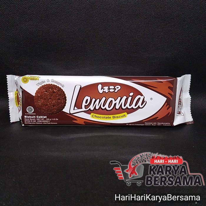 

MAKANAN RINGAN BISKUIT NISSIN LEMONIA CHOCOLATE BISCUITS 130GR