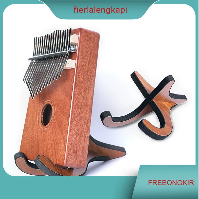 Stand Holder Kalimba Kayu Akrilik Dudukan Kalimba Universal Stand Penyangga Kalimba