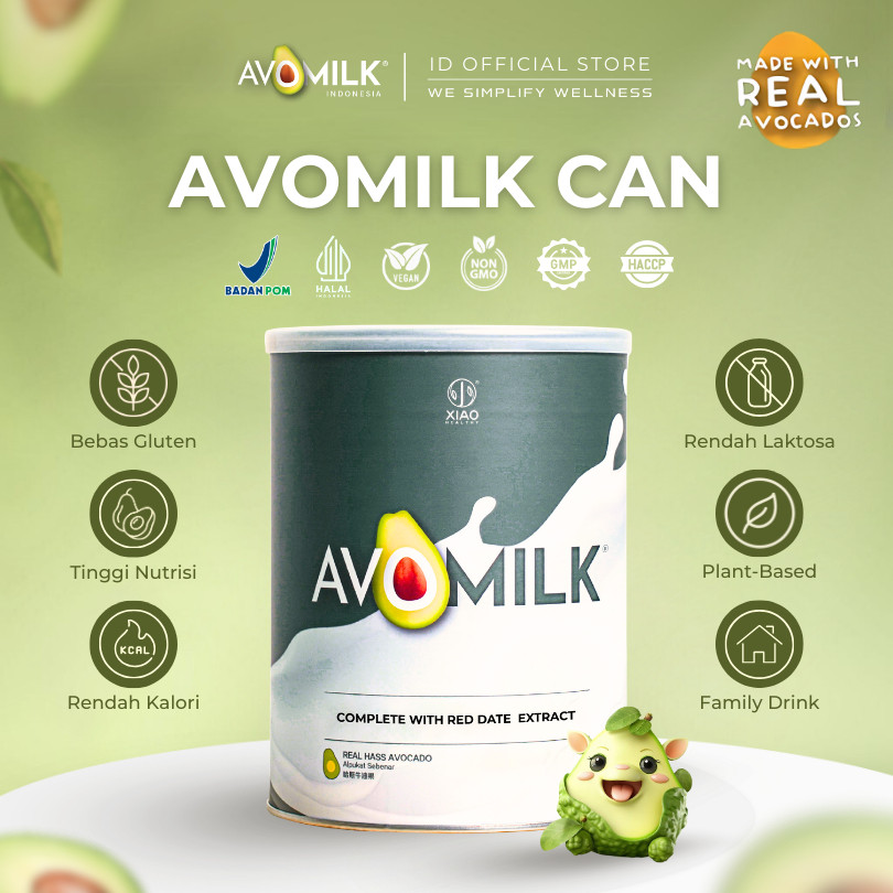 

AVOMILK | Minuman Nabati Alpukat Serbuk | Plant-Based Lifestyle, Wellness & Energy Boost Terlaris