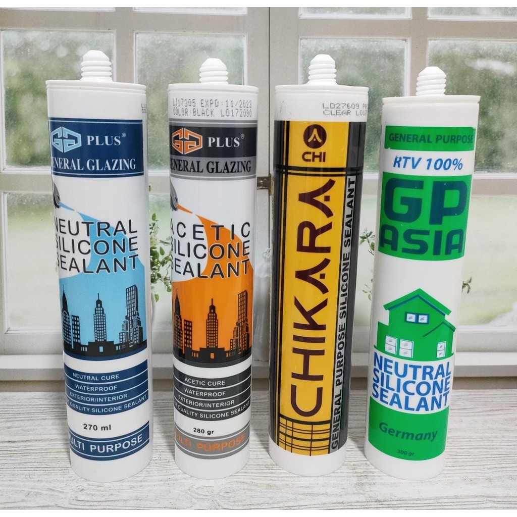 Silikon silent lem tipe NETRAL MERK GG PLUS