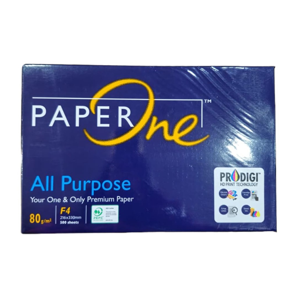 

HVS F4 Folio 80gsm Paperone / Sidu Kertas HVS Copy