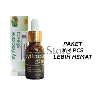 

4 PCS Syifacare Stevia Cair 15ml – Pemanis Herbal Sehat Tanpa Gula