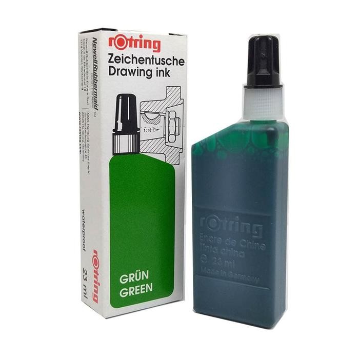 

Rotring Drawing Ink / Refill Tinta Rapido dan Isograph 23ml Warna Hijau