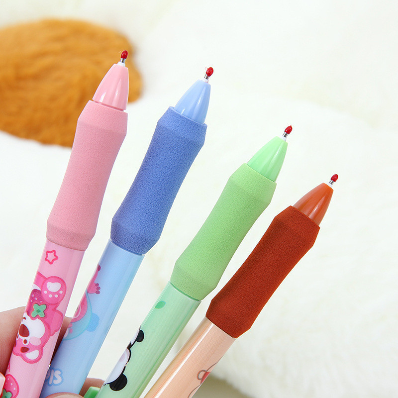 

-JOJU- PULPEN MEKANIK 1 SET ISI 4 PCS GAMBAR KARTUN LOTSO, WINNIE THE POOH DAN PANDA DENGAN BANTALAN HANDLE NYAMAN