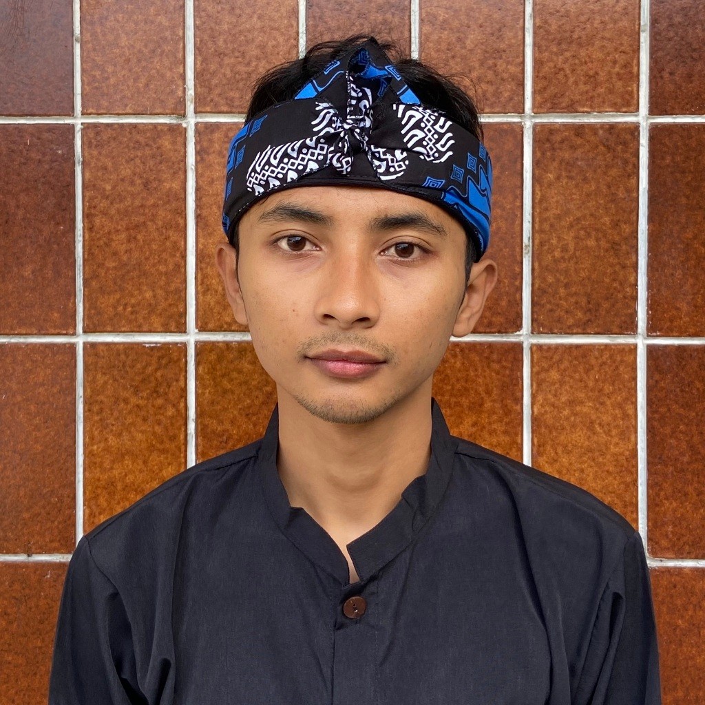 authority.shop- Ikat Kepala Dewasa Tradisional Baduy Sunda Betawi Corak Batik Biru Terbaru Termurah 