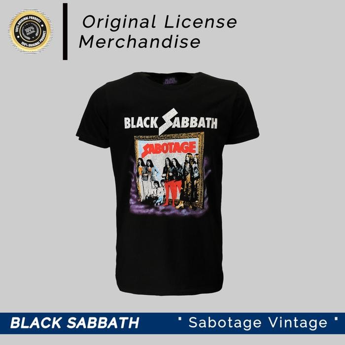 (COD) Black sabbath T shirt Original Licensed Official Tag BLACK SABBATH ORI - S