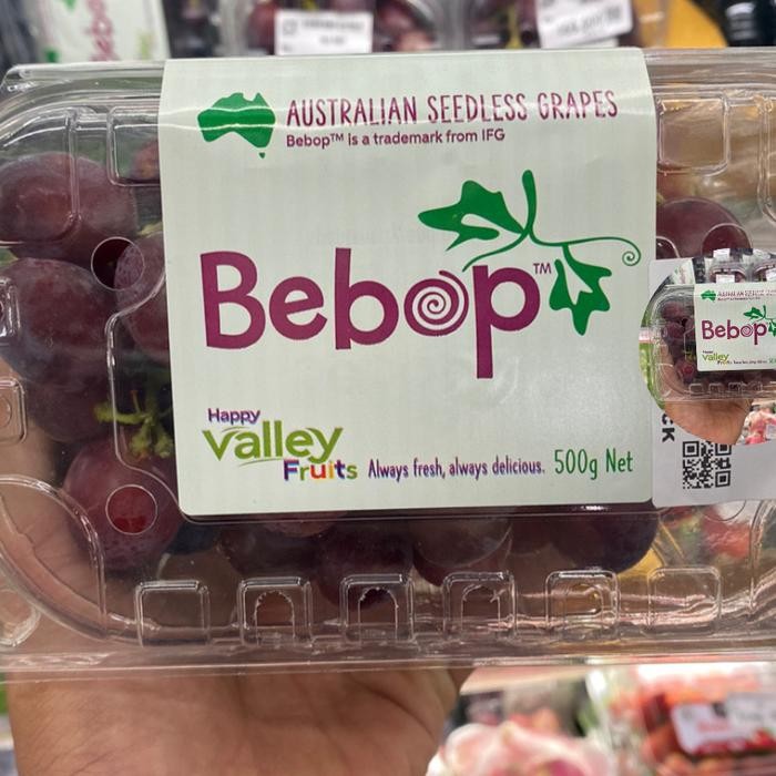 

ANGGUR BEBOP IMPORT AUTRALIA/buah anggur red manis australia pack 500g