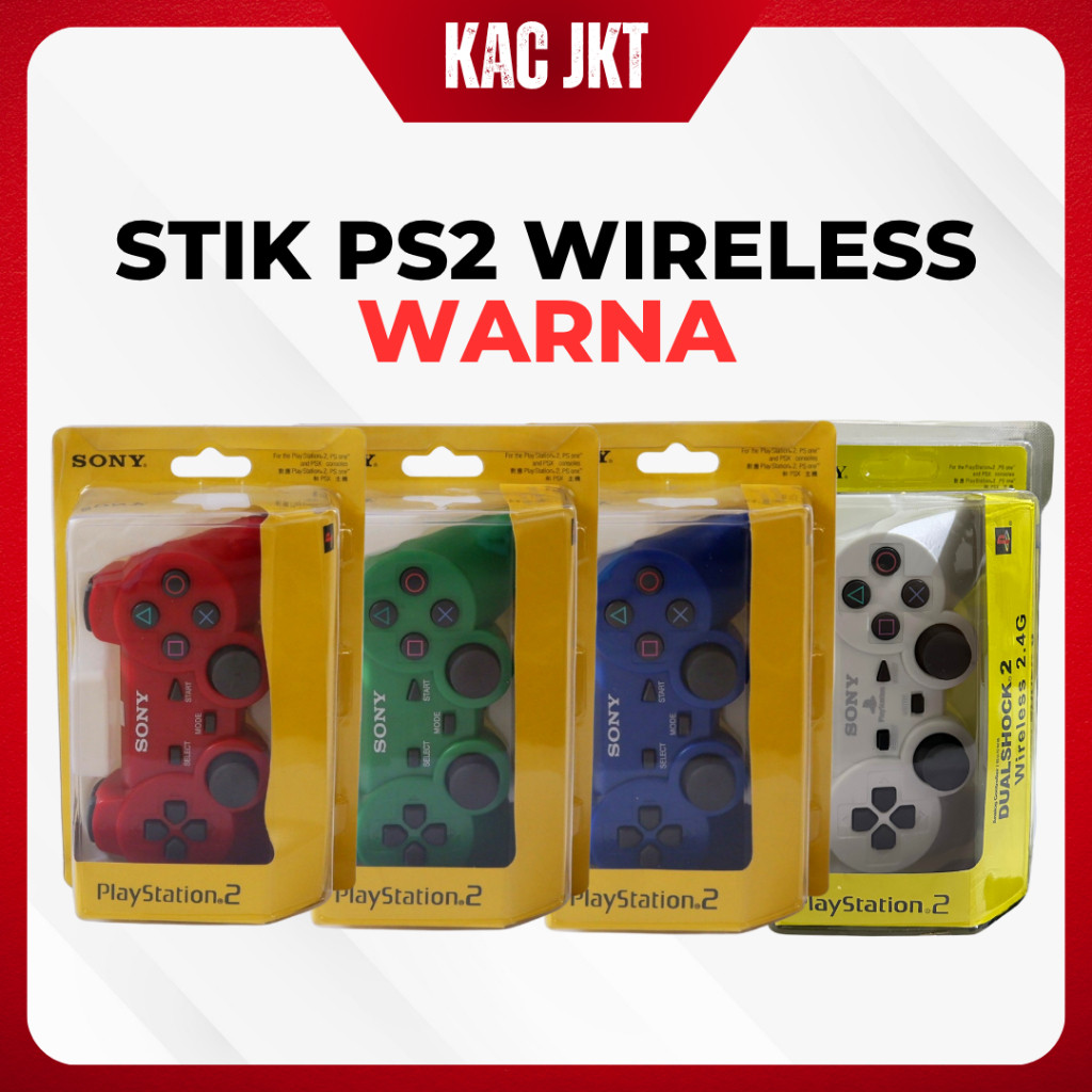 STIK WIRELESS PS2 WARNA STIK PS2 WIRELESS STICK PS2 WIRELES PS2 STIK WIRELES PS2